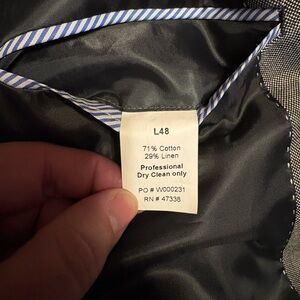 Tommy Hilfiger Black Satin-Look Jacket Lining with Logo Trim